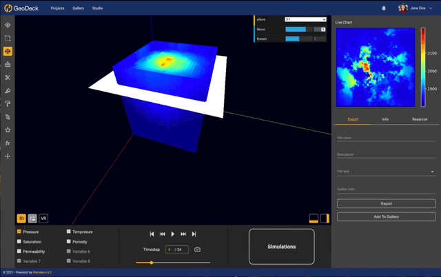 GeoDeck subsurface visualization platform interface